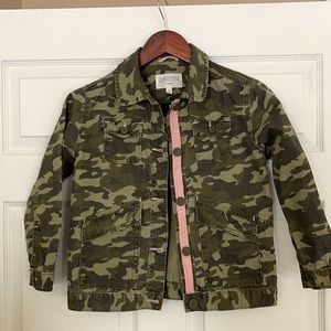 Girls Gymboree Camo Jacket 7/8